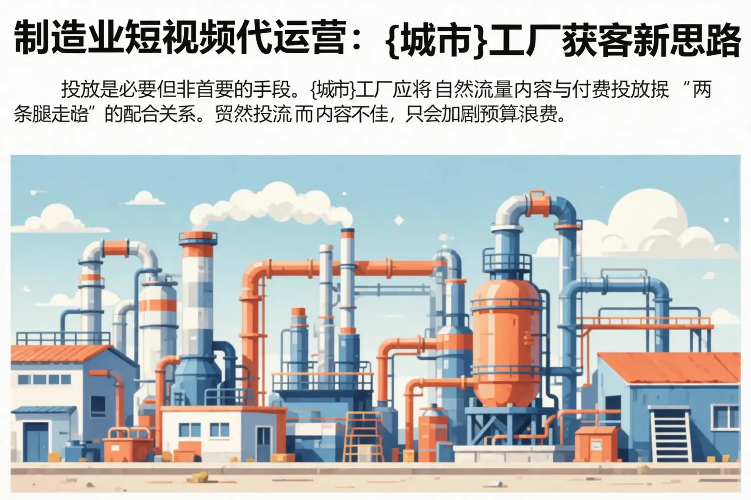 制造业短视频代运营:源汇工厂获客新思路
